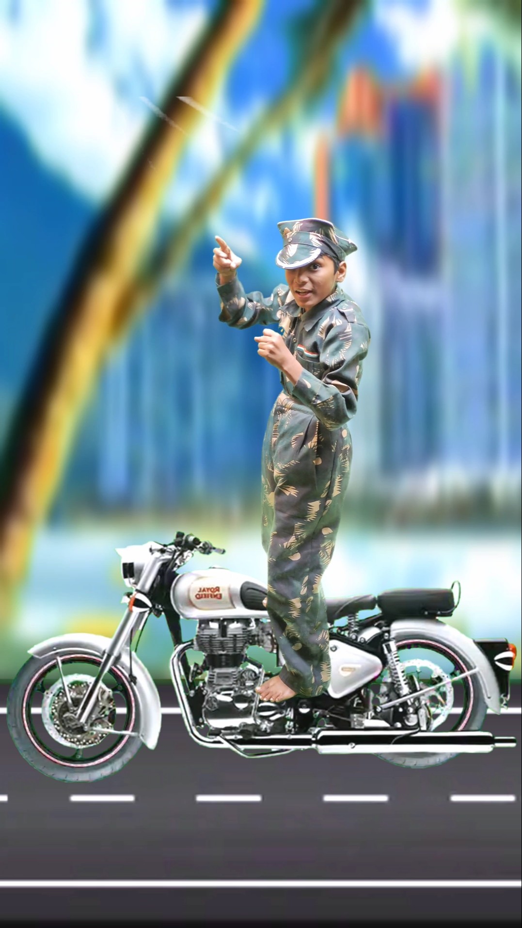 Garena Free Fire And Chotu Army On Bike??? #shorts#freefireshorts