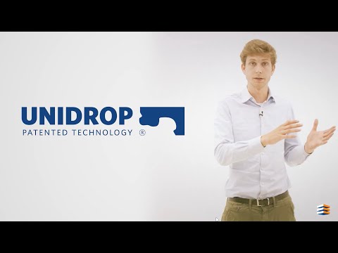 UNIDROP explained - one-piece fold-down locking profile for flooring