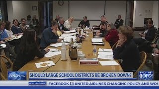 NC bill explores breaking up large school districts