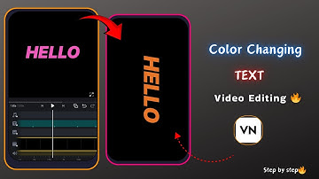 How to Make Color Changing Text Animation in VN Video Editor (Step-by-Step)