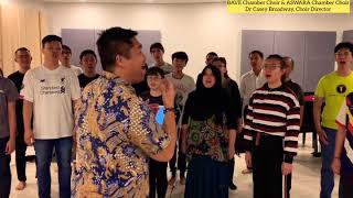 NEGARAKU - National Anthem Of Malaysia arr by David Kenneth Smith | BAVE & ASWARA Chamber Choir