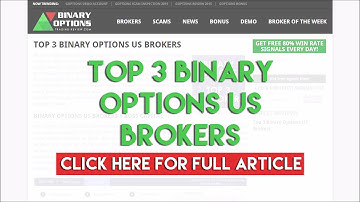 Top 3 Binary Options US Brokers