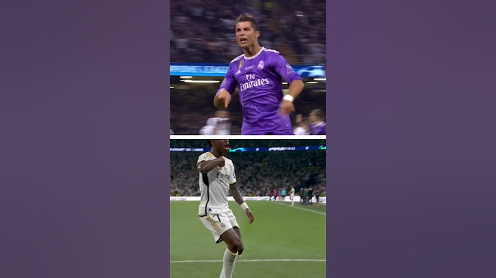 Vinicius Jr hit Cristiano Ronaldo's iconic celebration after scoring in the Champions League final 🤩