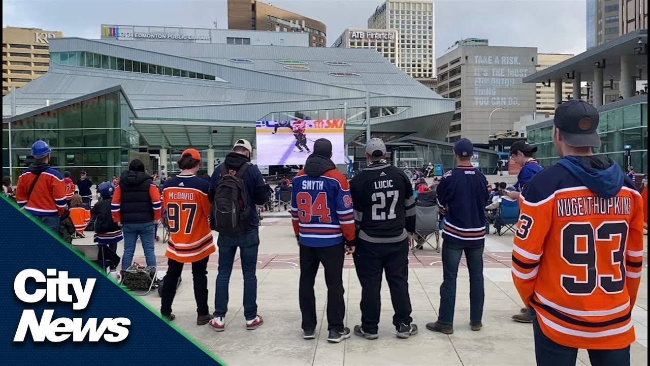 Edmonton Oilers fan rally transforms Churchill Square into sea of orange -  Edmonton