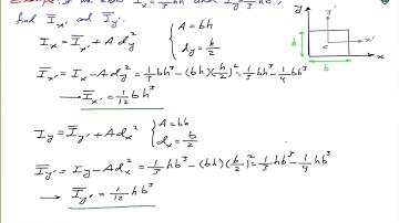 83 Area moment of inertia for composite areas - Example 2