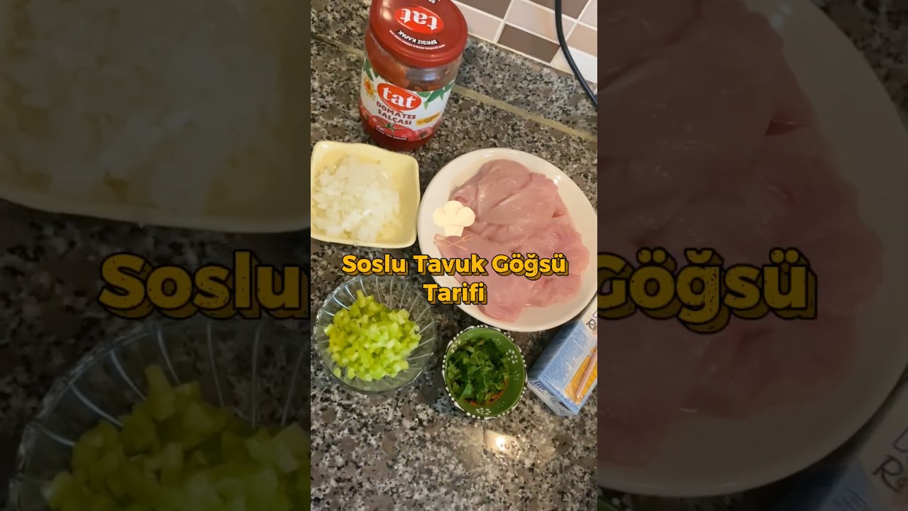 Soslu Tavuk Tarifi✨ #food #yemek #delicious #tarif #keşfet #recipe #shortvideo #shorts #short #asmr