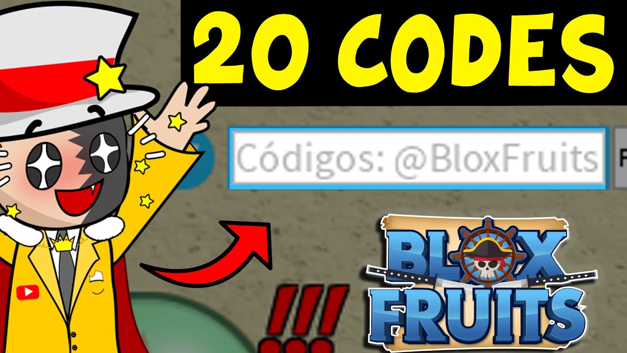 20 CODIGOS DE BLOX FRUITS CODES ROBLOX 2023 