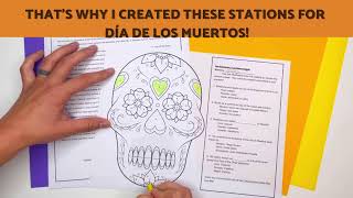 Day of the Dead Activities for Spanish Class | Middle School and High School Spanish Lesson Plan