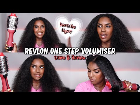 REVLON ONE STEP VOLUMISER Titanium Edition Demo And Review