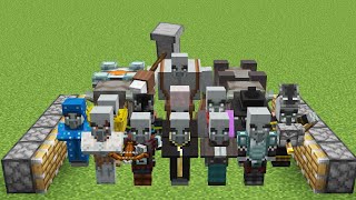 all illagers combined in minecraft