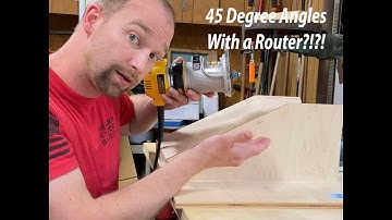 A Chamfer Bit Can Create 45 Degree Angles (Tips and Tricks)