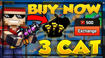 3 Cat Spam Weapons to Buy With COUPONS Pixel Gun 3D