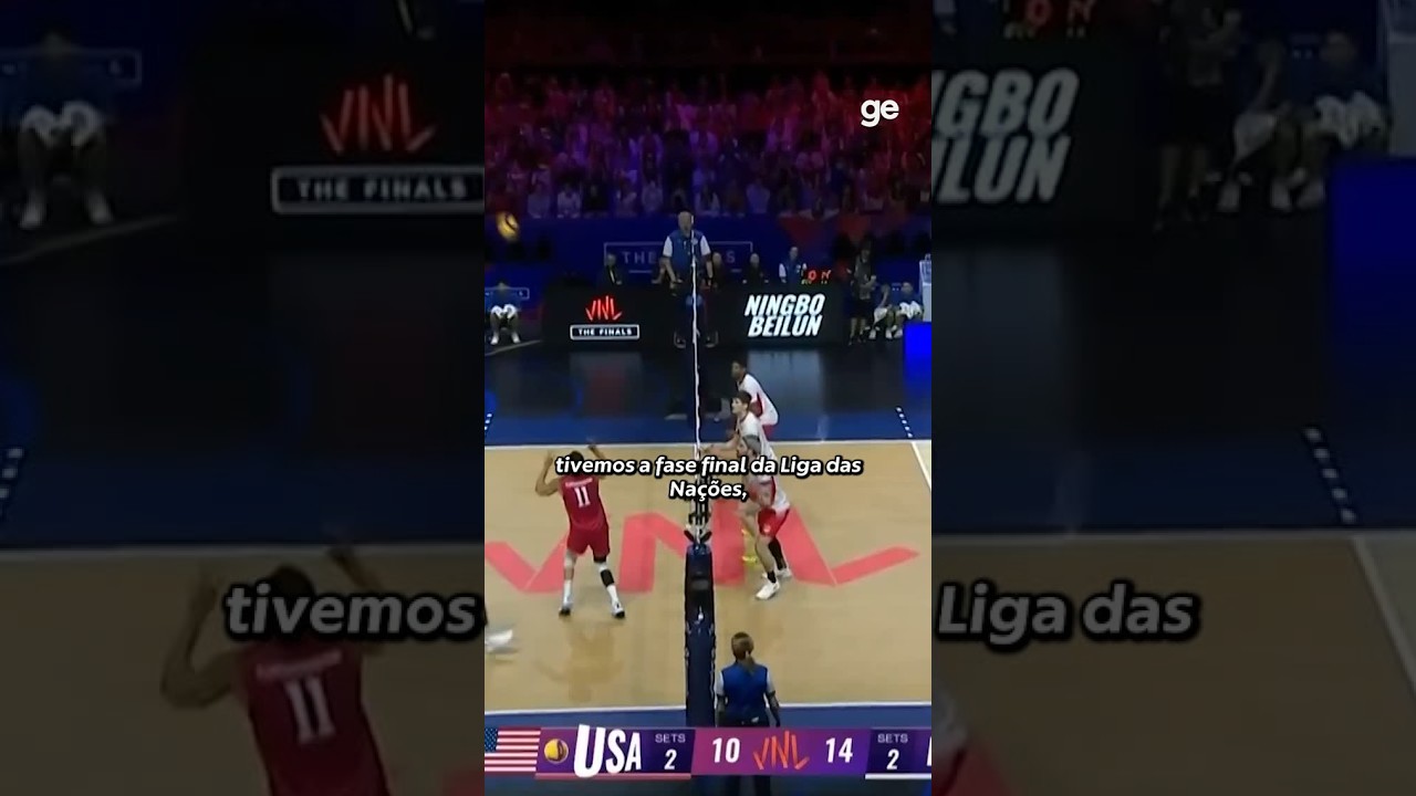 EM QUAL PRATELEIRA ESTÁ A SELEÇÃO BRASILEIRA MASCULINA NO VÔLEI MUNDIAL? | #shorts | ge.globo