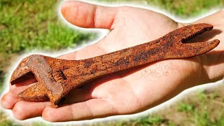 Restoration Of Insanely Rusty Wrench Unbelievable Outcome
