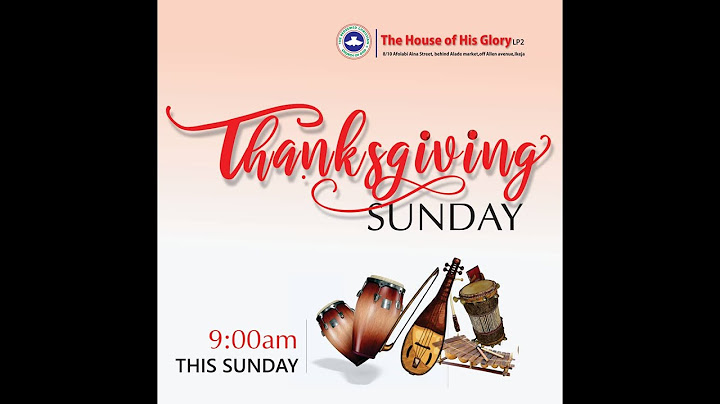 August 4th,  2024 || August Thanksgiving Service.