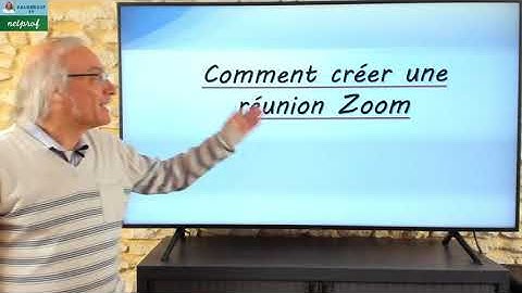 Créer une réunion Zoom