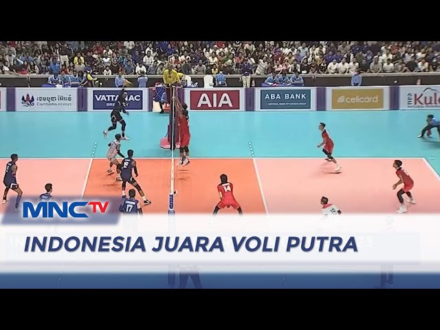 KEREN! Indonesia Juara Voli Putra Sea Games 2023 class=