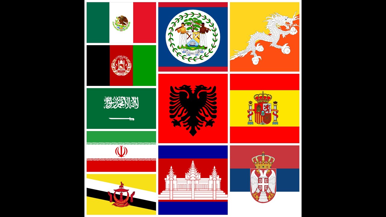 24 National Flags that are Difficult to Draw - YouTube
