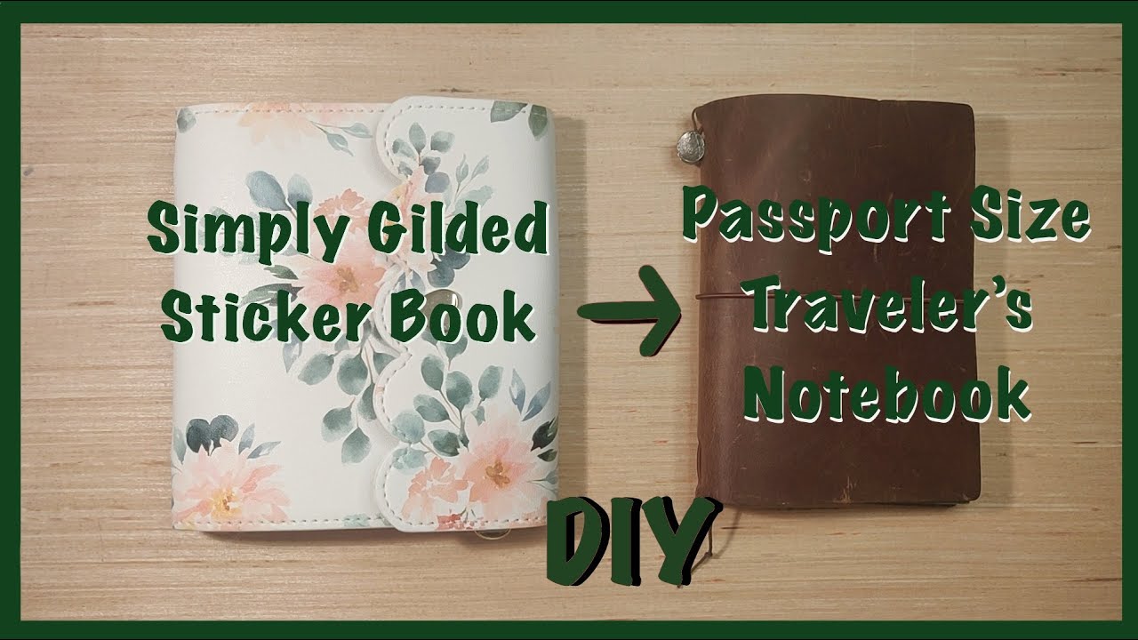 DIY Sticker Release Book Tutorial #travelersnotebook B sides