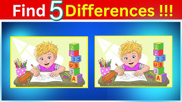 Can You Spot All 5 Differences Before Time Runs Out?