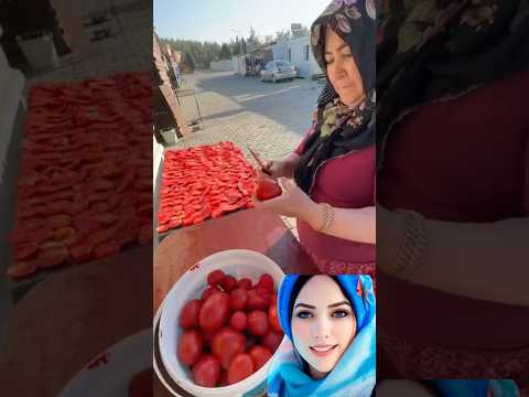 تجفيف الطماطم لعمل الوصفات  اكسبلور  كيفيه