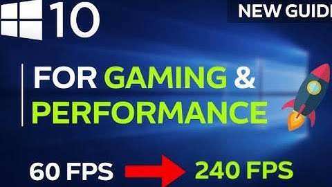 How To Boost Windows 10 (Fps Boost, Game Boost)