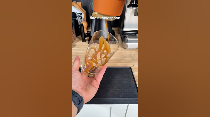 Making coffee for under $1 - iced caramel macchiato
