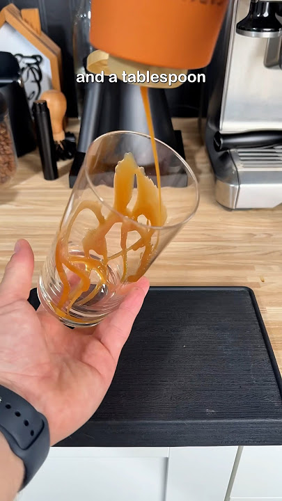 Making coffee for under $1 - iced caramel macchiato