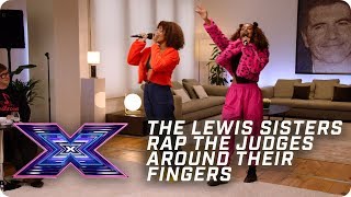 The Lewis Sisters rap the Judges around their fingers! | X Factor: The Band | Auditions