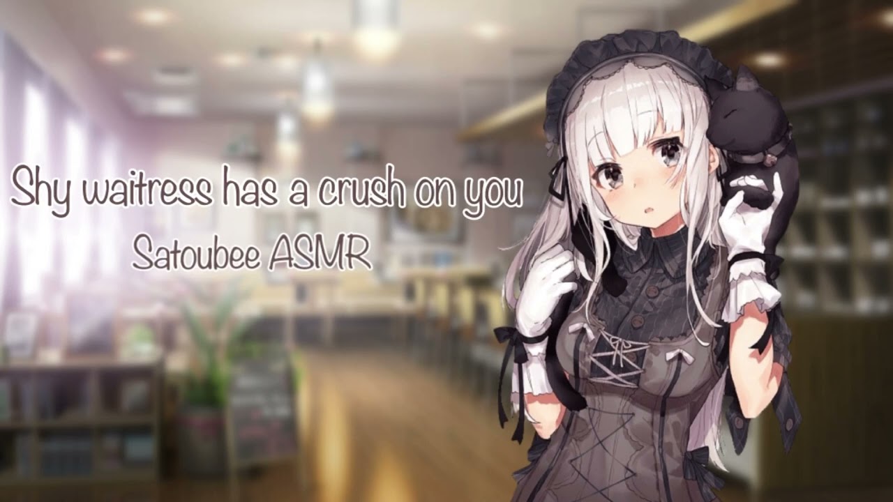 Cute cafe maid has a little crush on you [Anime girl RP] [ASMR]