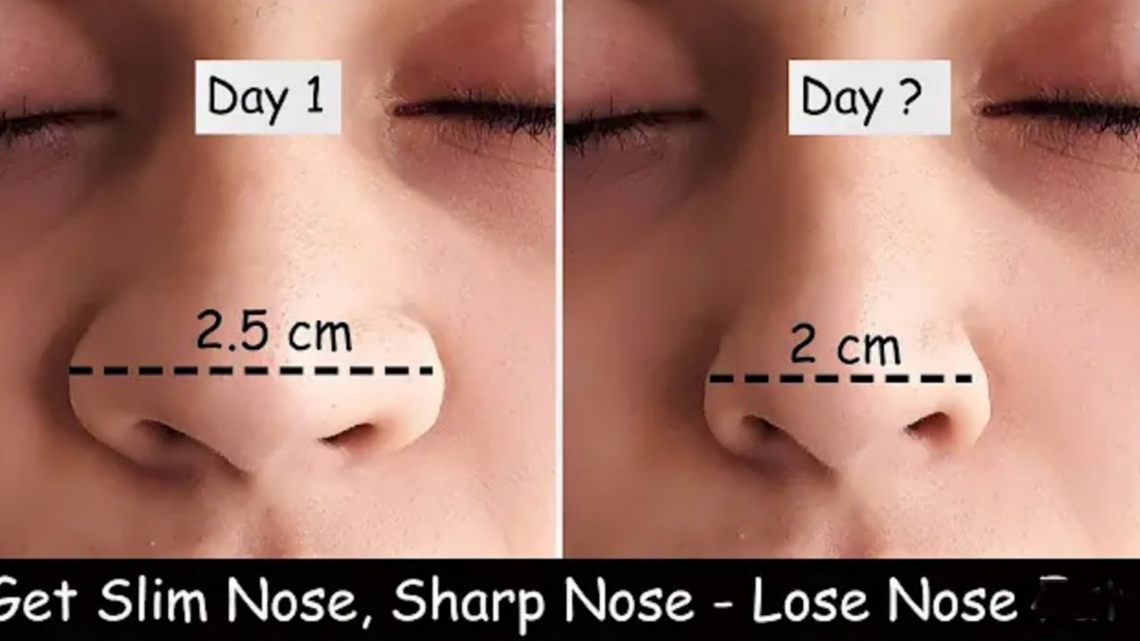 Lose Nose Fat Get Slim Nose Nose Reshaping Exercise Nose Slimming Sharp Nose Nose