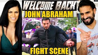 AJJU BHAI FIGHT | JOHN ABRAHAM | Paresh Rawal | Nana Patekar | WELCOME BACK FIGHT SCENE REACTION!!