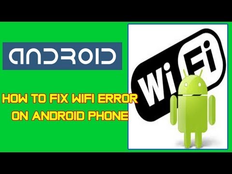 How To Fix WiFi Error On Android Phone