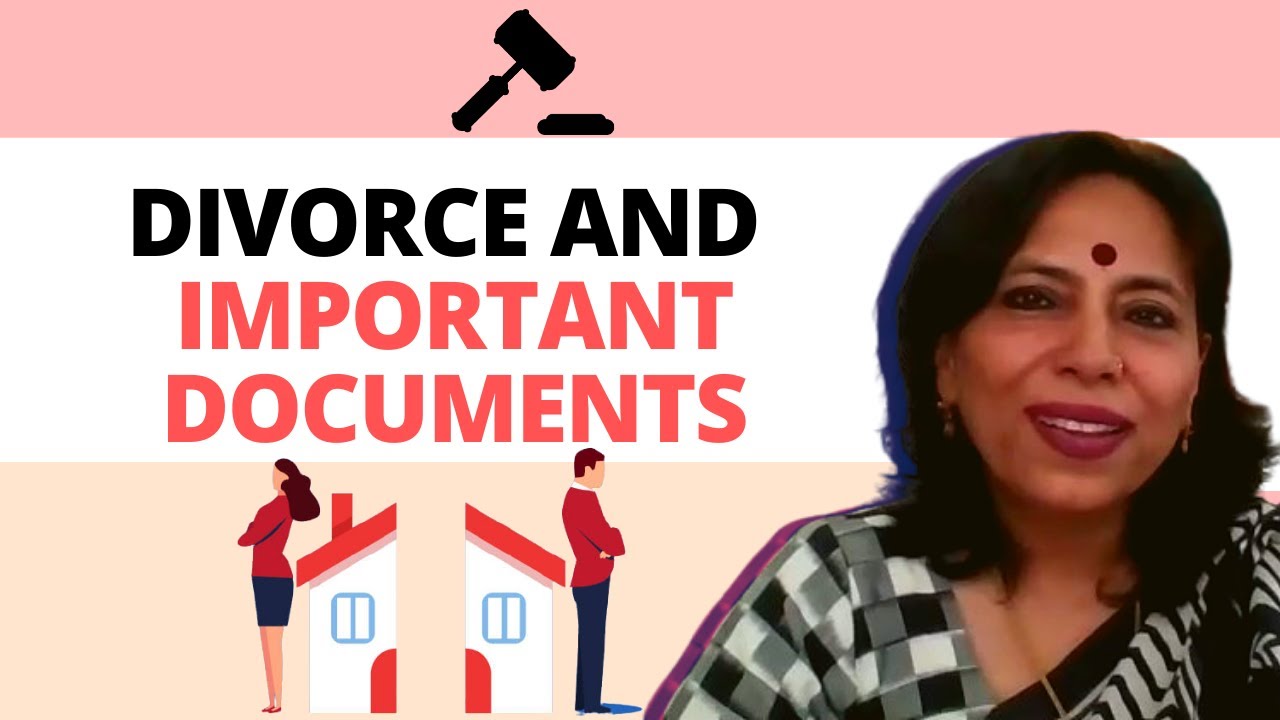 Divorce and important documents (HINDI) With lawyer advocate Abha