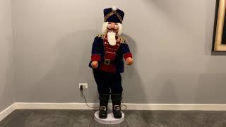 Animated lifesize dancing nutcracker