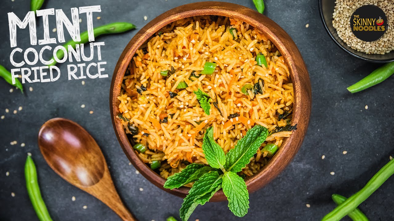Mint Coconut Fried Rice - YouTube