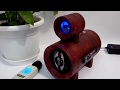 #Kickstarter #Bluetoothspeaker #woodspeaker Bluetooth speaker made of wood.