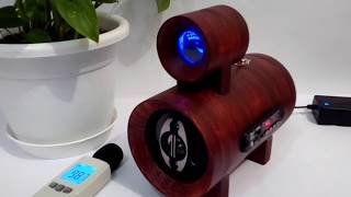 #Kickstarter #Bluetoothspeaker #woodspeaker Bluetooth speaker made of wood.