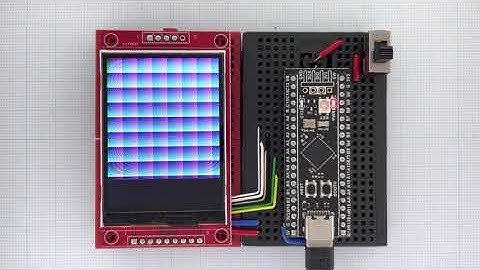 Arduino_GFX Black Pill ILI9341