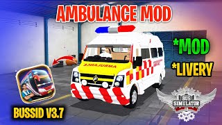 New Ambulance Mod Tamil | Bus Simulator Indonesia | Ambulance Mod In Bussid #ambulance #mod #bussid