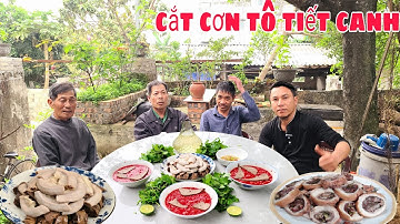 Cắt cơn 3 tô tiết canh cho rực rỡ,Lê Toàn Food,tiếp 2 cụ ông 70 năm ăn tiết canh