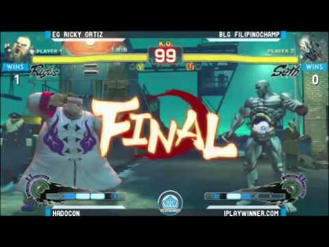 HADOCON SSF4 Grand Finals: EG Ricky Ortiz vs BLG Filipino Champ