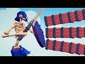 SUPER SPEED RANGED vs SKELETON GIANT - TABS Totally Accurate Battle Simulator
