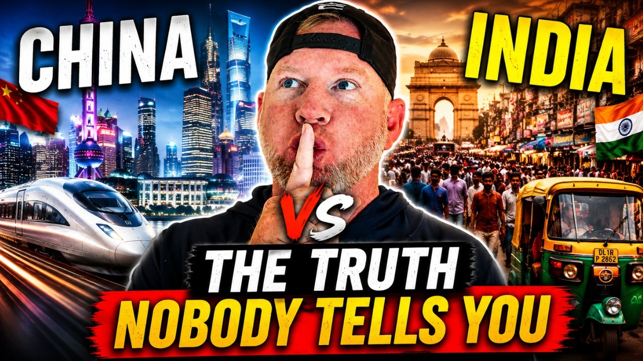 I Traveled China & India — Here’s the BIGGEST Differences — Transcript
