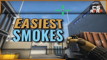 Easy OUTSIDE SMOKES on NUKE (64 & 128 tick) | CS afap