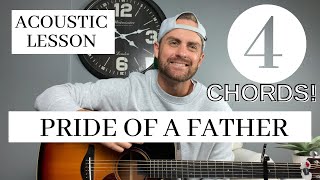 Hillsong Young & Free || Pride Of A Father || Acoustic Guitar Lesson