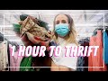 COME THRIFT WITH ME// 1 HOUR TO THRIFT