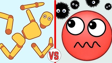 RAGDOLL BREAK vs HIDE BALL (Help me!) — Level Up Funny Gameplay android iOS