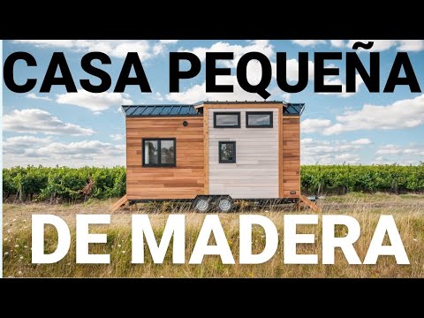 ✅ CASA PEQUEÑA de MADERA ⚡ Baluchon Epona ▶️ Tour Interior y Exterior