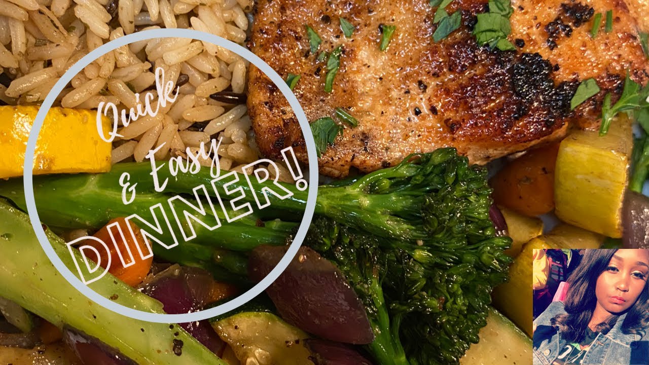 HOW TO MAKE QUICK & EASY SALMON DINNER | WITH PREP & PLATING - YouTube